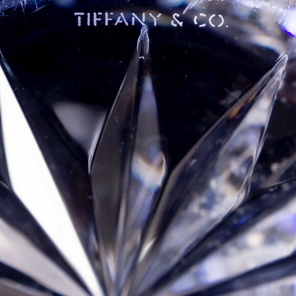 Tiffany and Co. Crystal Water Pitcher With Hand-Cut Floral Design | Sybil - Picture 2 of 10